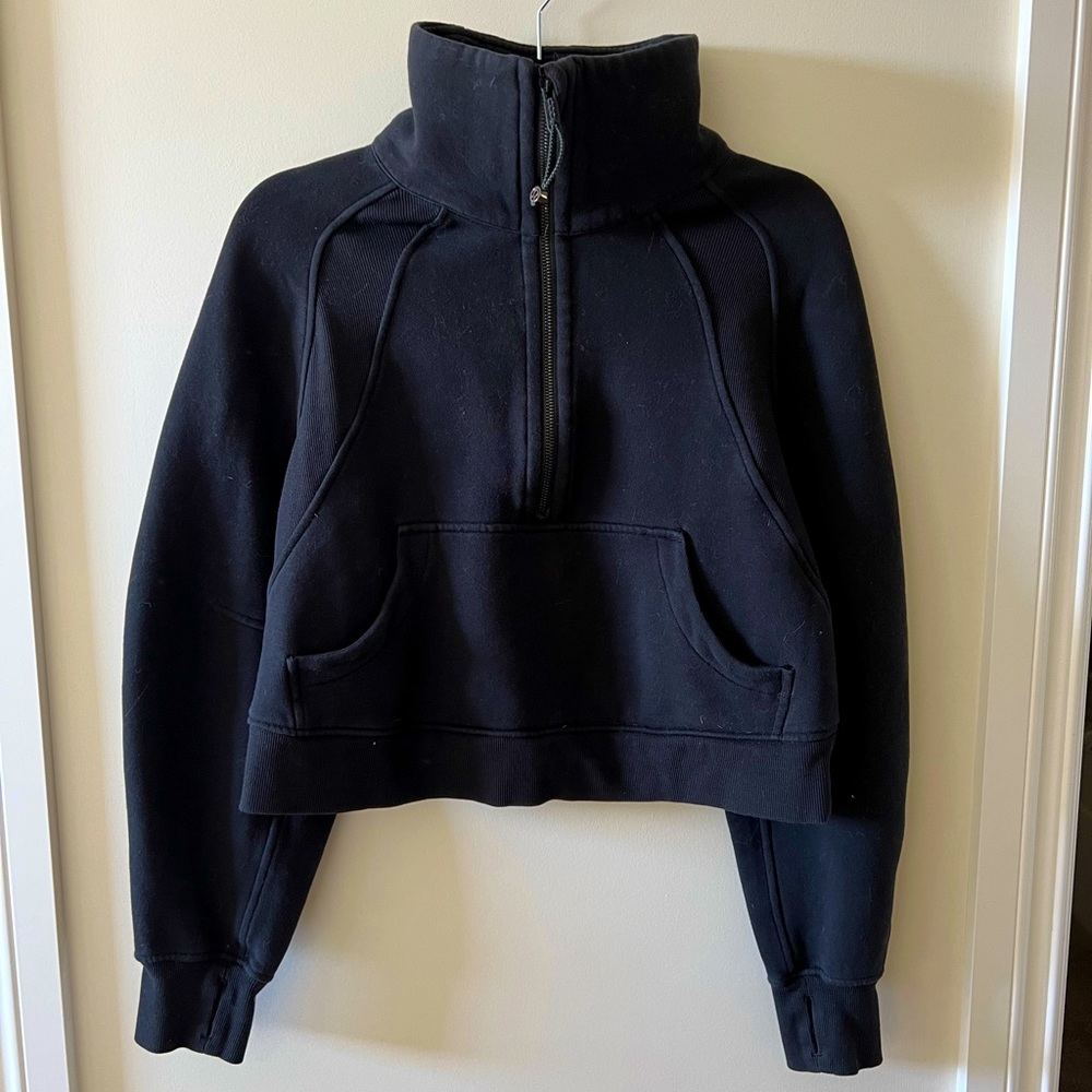 LULULEMON OVERSIZED FUNNEL NECK CROPPED SWEATER